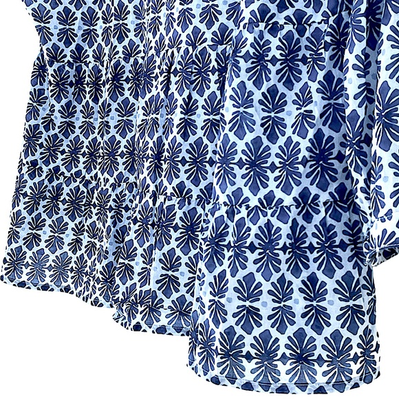 Vineyard Vines Boho Light Cotton Blouse Size Medium - Picture 9 of 12